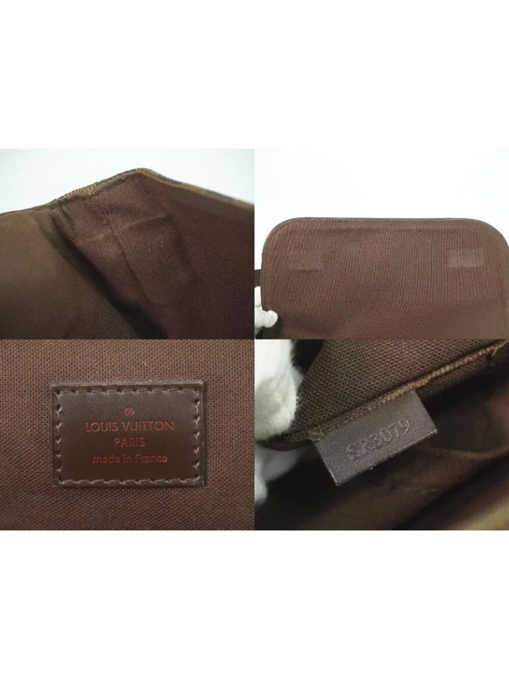 Louis Vuitton LV Brooklyn MM Damier Ebene Shoulder Bag Brown